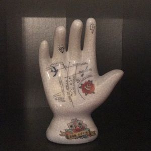 Palmistry Hand Retro Tattoo 💡